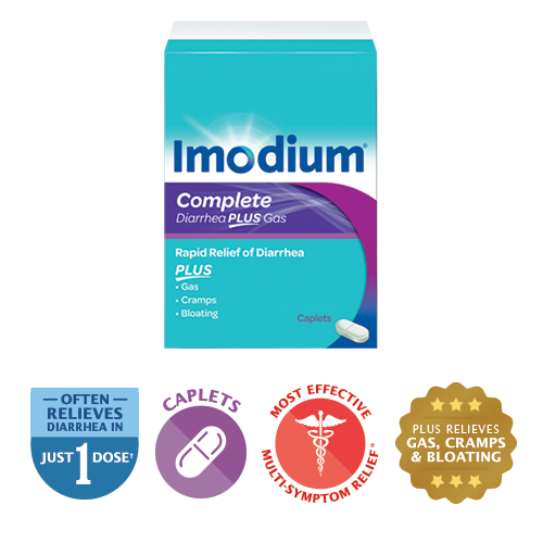 Imodium Complete - 20 Caplets - Simpsons Pharmacy