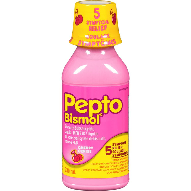 Pepto Bismol Cherry Flavour - 230mL - Simpsons Pharmacy
