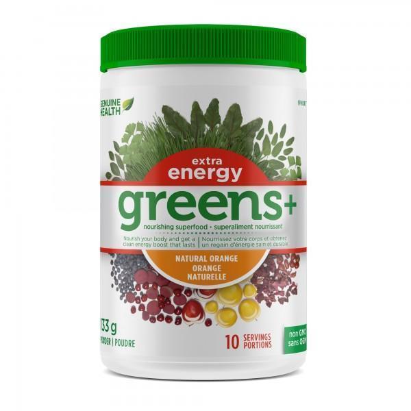 greens+ extra energy natural orange - 133 g - Simpsons Pharmacy