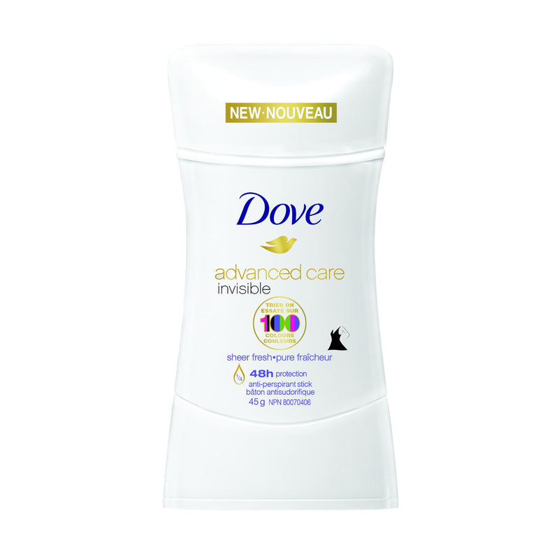 DOVE ADVANCED CARE INVISIBLE 45G - Simpsons Pharmacy