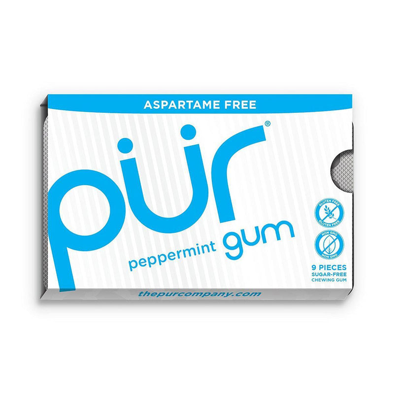 PUR Peppermint Gum 9 pieces - Simpsons Pharmacy