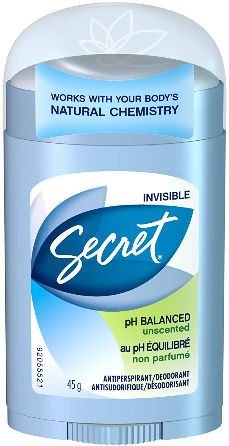 SECRET INVISIBLE PH BALANCE UNSCENTED 45G - Simpsons Pharmacy