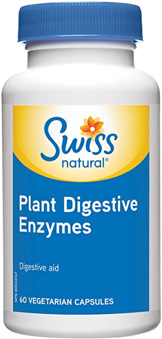 Swiss Natural Plant Digestive Enzymes - 60 capsules - Simpsons Pharmacy