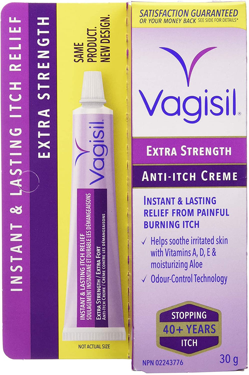 VAGISIL EXTRA STRENGTH ANIT ITCH CREAM 30G - Simpsons Pharmacy