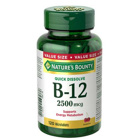 Nature's Bounty Quick Dissolve B-12 2500 mcg - Simpsons Pharmacy