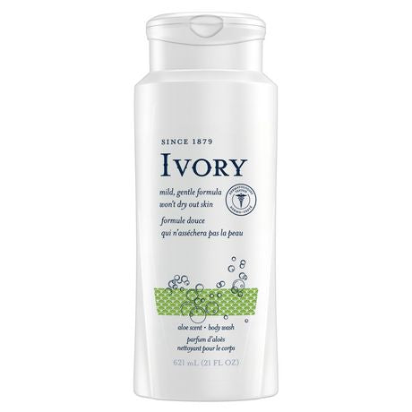 Ivory Clean Aloe Scent Body Wash 621ml - Simpsons Pharmacy