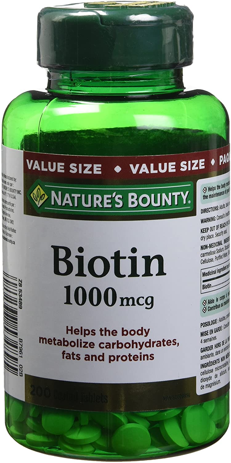 Nature's Bounty Biotin 1000 mcg - Simpsons Pharmacy