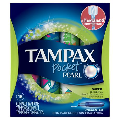 TAMPAX POCKET PEARL - SUPER UNSCENTED 18S - Simpsons Pharmacy