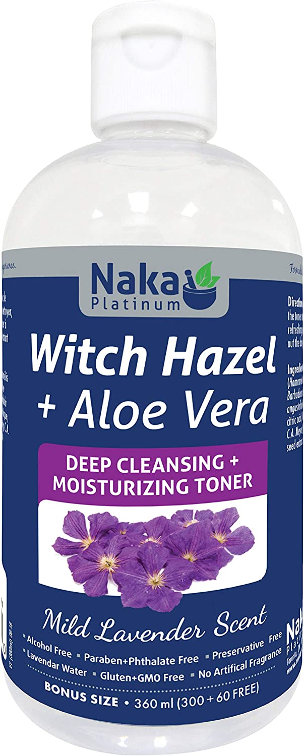 Naka Platinum Witch Hazel + Aloe Vera - 360ml - Simpsons Pharmacy