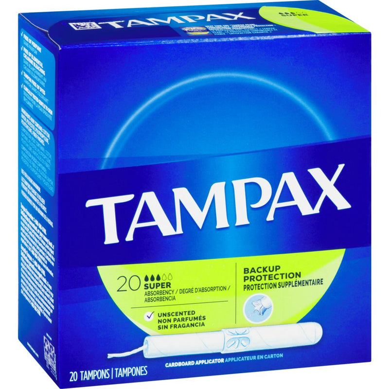 TAMPAX TAMPONS - SUPER 20S - Simpsons Pharmacy