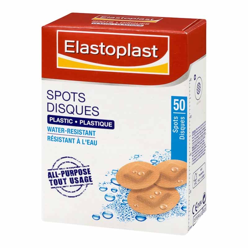 Elastoplast Spot Plastic Bandages Water-Resistant 50s - Simpsons Pharmacy