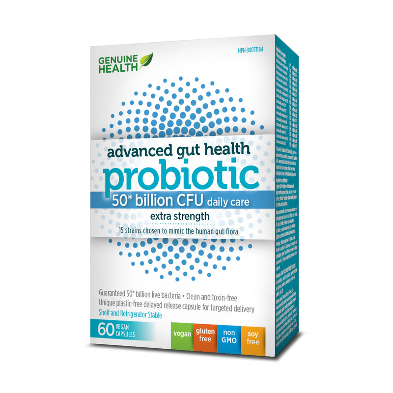 Advanced Gut Health - Probiotic 50 billion - 60 capsules - Simpsons Pharmacy