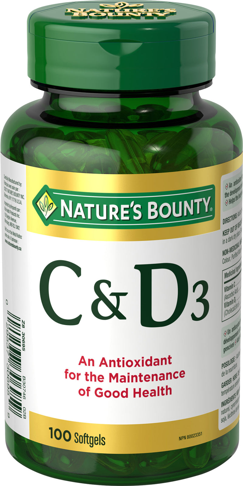 Nature's Bounty C & D3 100SG - Simpsons Pharmacy