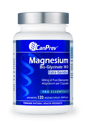 CanPrev Magnesium Bis-Glycinate 140 Extra Gentle - 120 v-caps - Simpsons Pharmacy