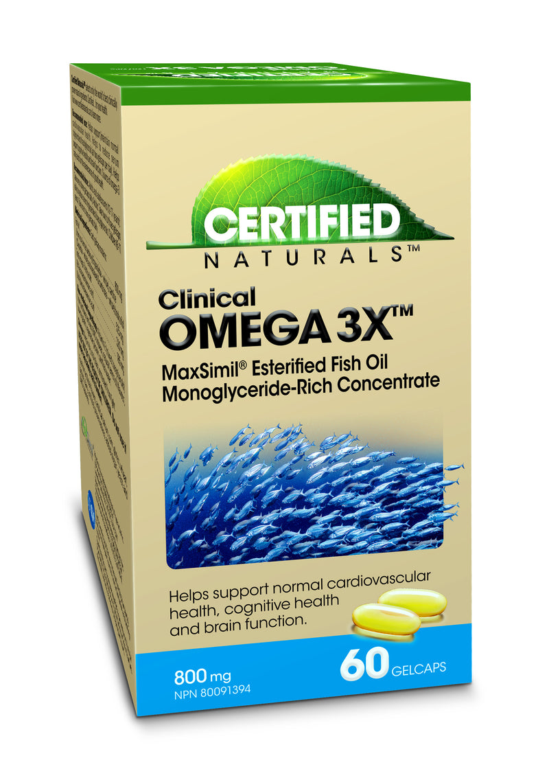 Certified Naturals Omega3 Fish Oil - 60 softgels - Simpsons Pharmacy