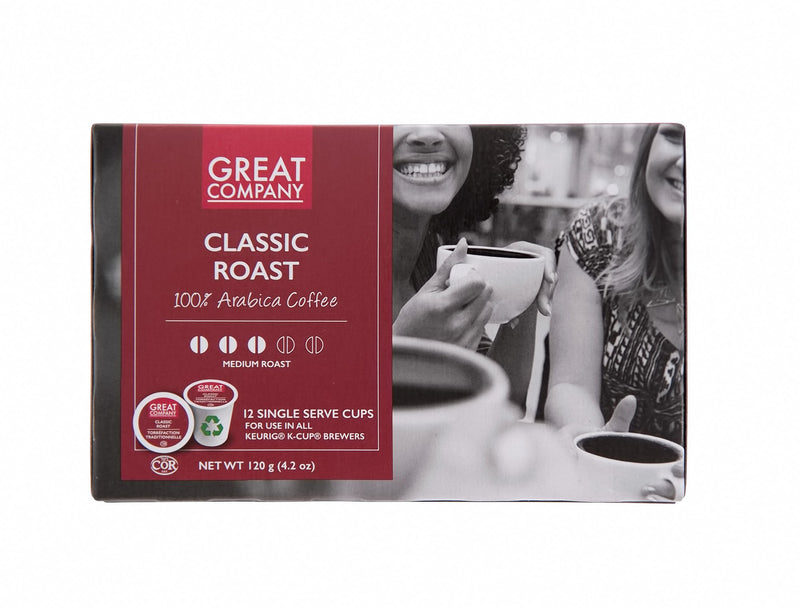 Great Company Coffee Classic Roast Single Serve Cups - Simpsons Pharmacy