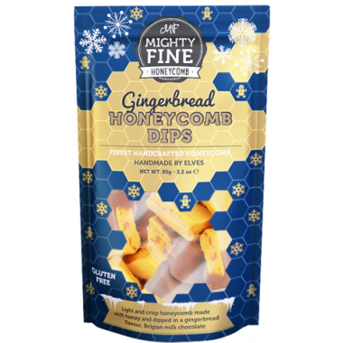 Mighty Fine Gingerbread Honeycomb Dips 135g - Simpsons Pharmacy