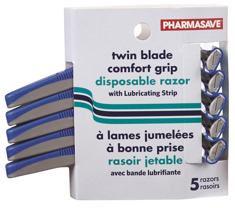 Pharmasave Twin Blade Comfort Grip Disposable Razors - Men - Simpsons Pharmacy