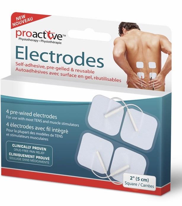 Proactive Electrodes - 1.5” x 3”, rectangular - Simpsons Pharmacy