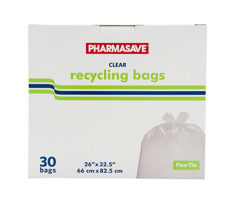 Pharmasave Bags - Clear Flex Tie Recycling - Simpsons Pharmacy