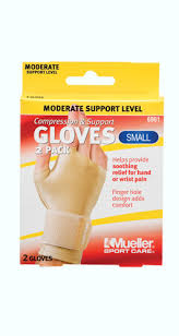Mueller Compression and Support Gloves - 2 pack Small - Simpsons Pharmacy