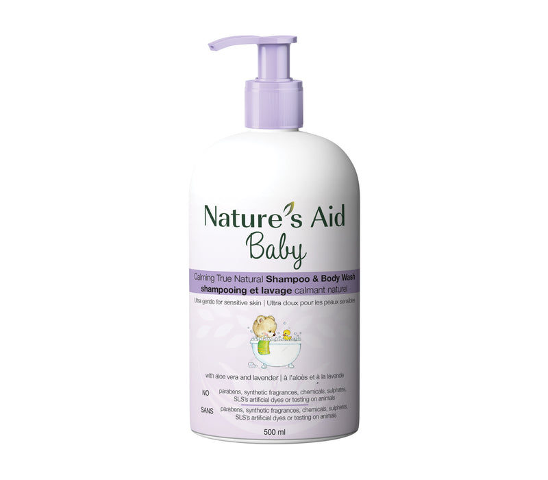 Nature's Aid Calming  Baby Wash Lavender 500ml - Simpsons Pharmacy