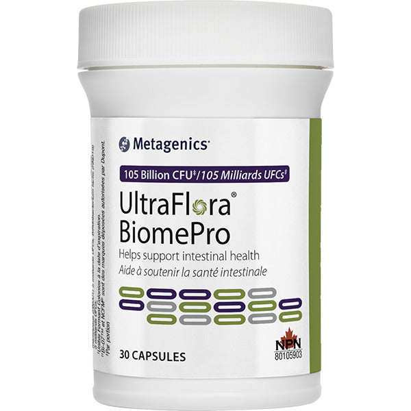 Metagenics UltraFlora BiomePro 105 billion 30 capsules - Simpsons Pharmacy