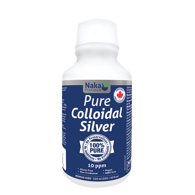 Pure Colloidal Silver - Naka - 10ppm, 250mL - Simpsons Pharmacy