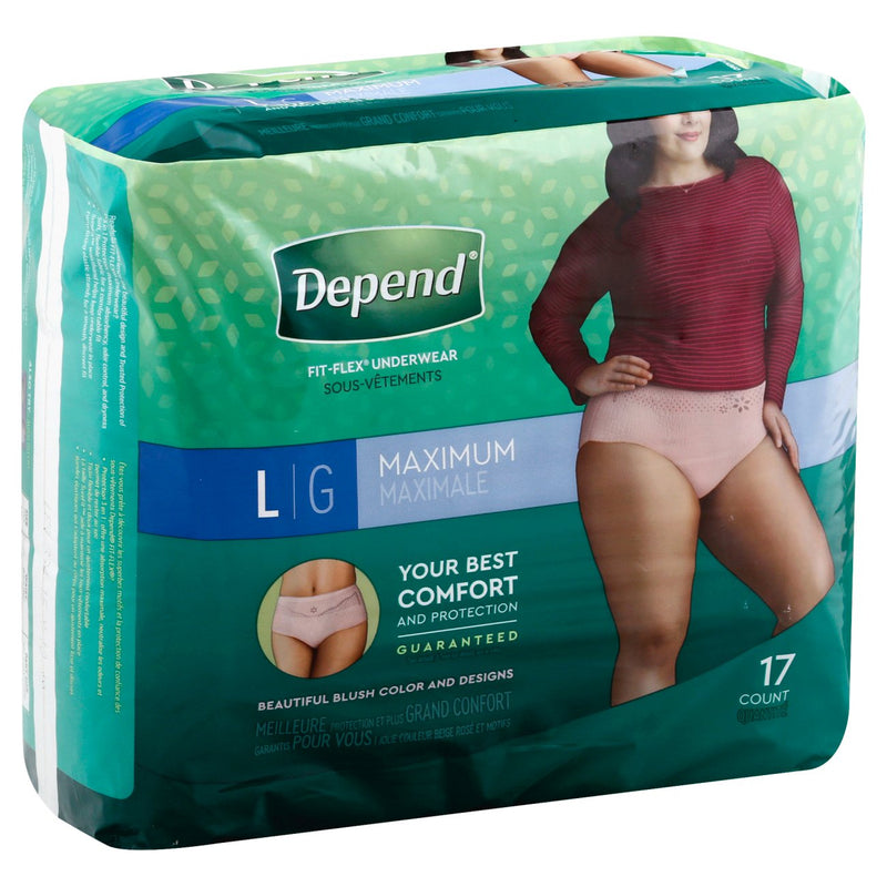 Depend Women's Maximum Absorbency Underwear XL 