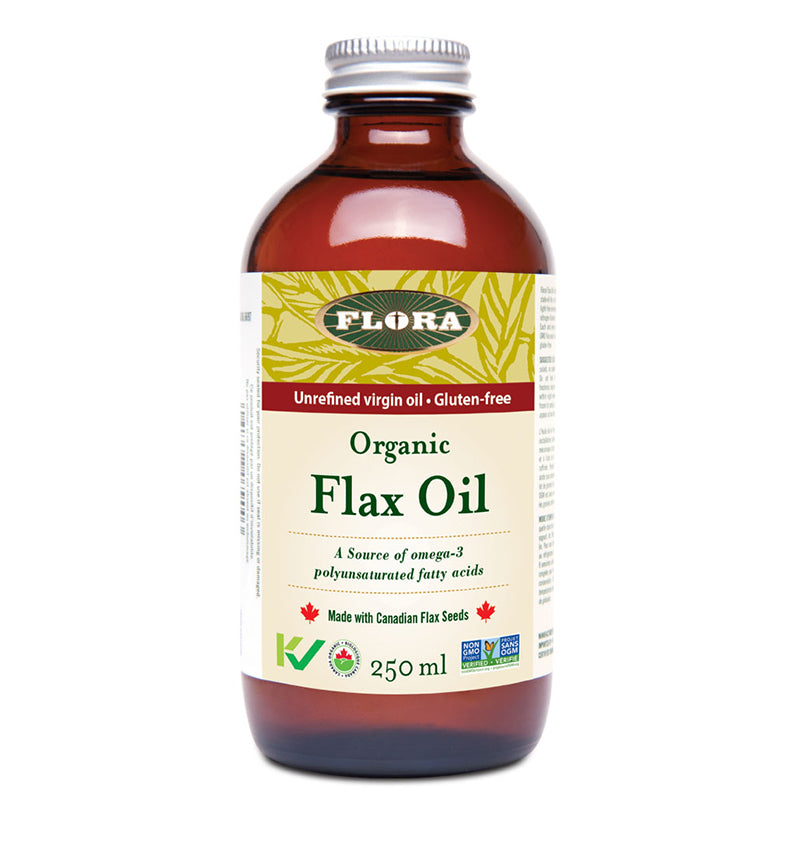 Flax Oil NON-GMO Flora 250mL - Simpsons Pharmacy