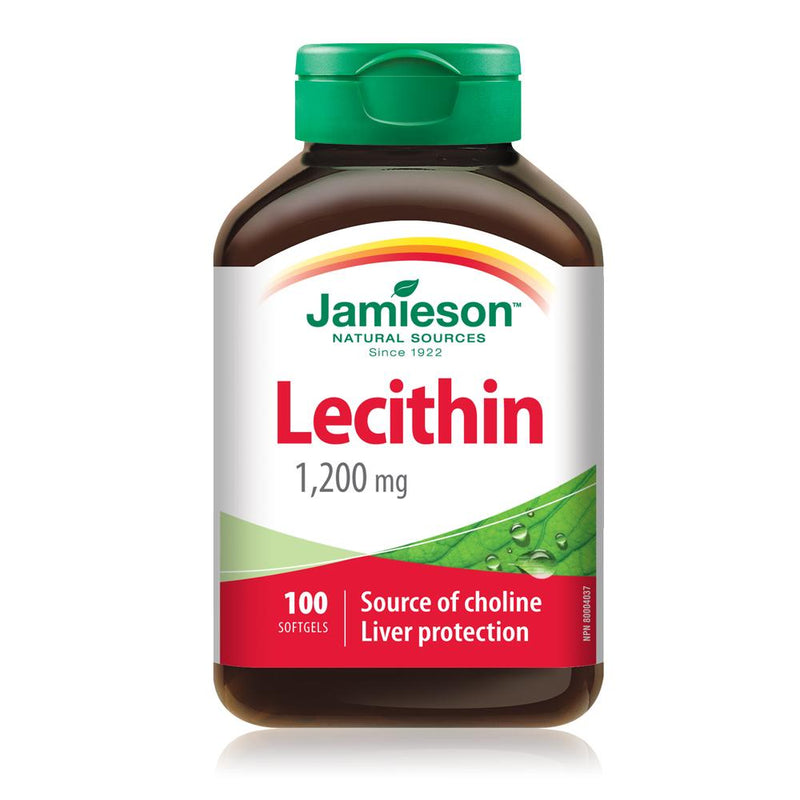 Jamieson Natural Sources Lecithin 1200mg - 100 Softgels - Simpsons Pharmacy