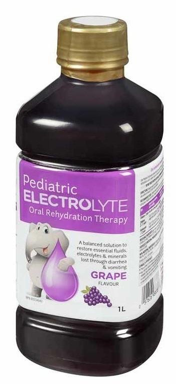 Pediatric Electrolyte Oral Rehydration Grape Flavoured - 1L - Simpsons Pharmacy