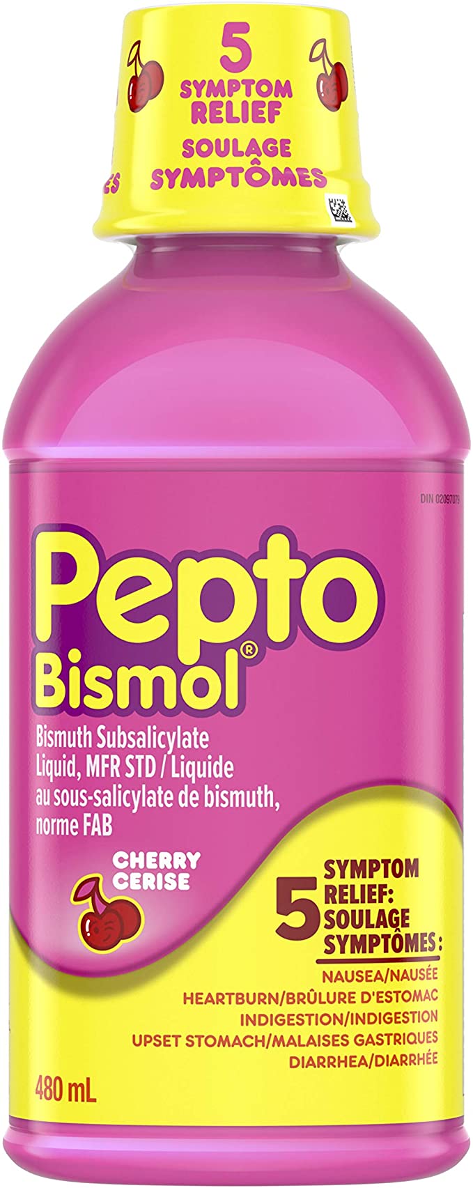 Pepto Bismol Cherry Flavour - 480mL - Simpsons Pharmacy