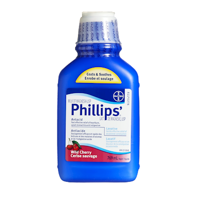 Phillips' Milk of Magnesia Wild Cherry Flavour - 769mL - Simpsons Pharmacy