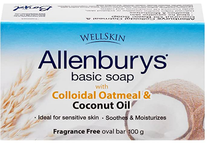 Allenburys basic soap with Colloidal Oatmeal & Coconut Oil - Simpsons Pharmacy