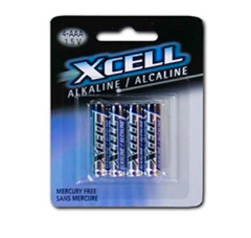 XCELL AAA Alkaline Batteries - Pack of 4 - Simpsons Pharmacy