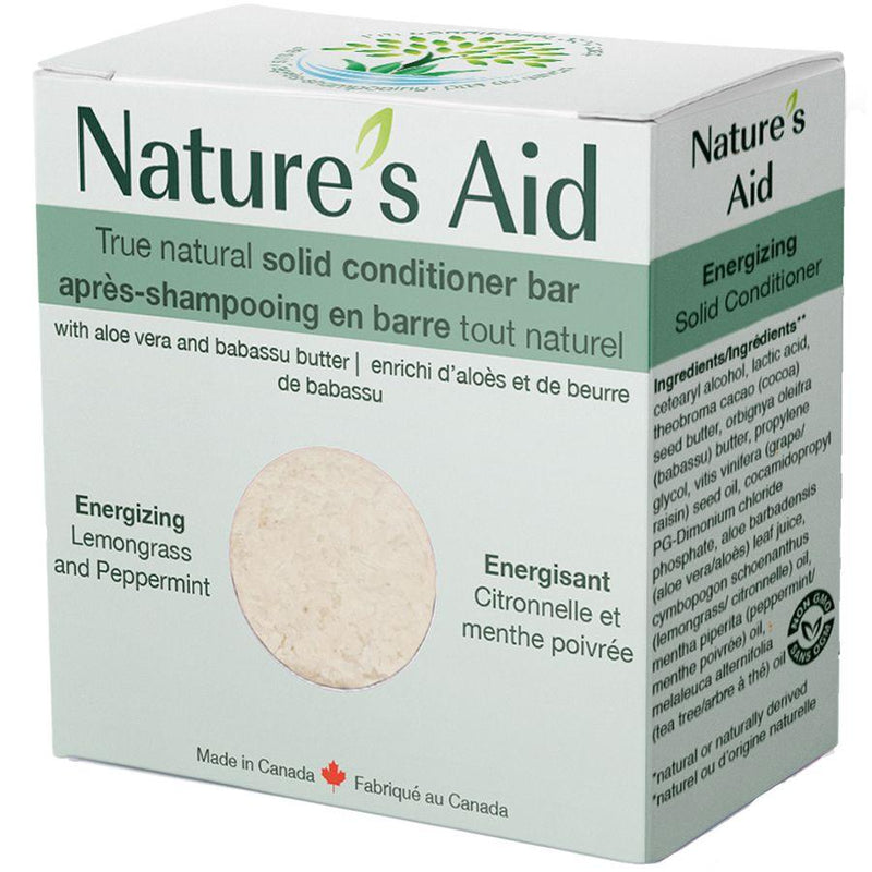 Nature's Aid Energizing Solid Conditioner Bar with Lemongrass and Tea Tree - Simpsons Pharmacy