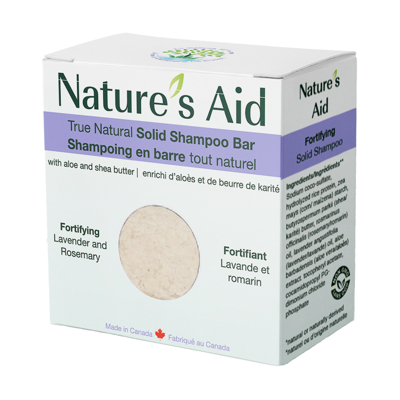 Nature's Aid Fortifying Solid Shampoo Bar with Rosemary and Lavender - Simpsons Pharmacy