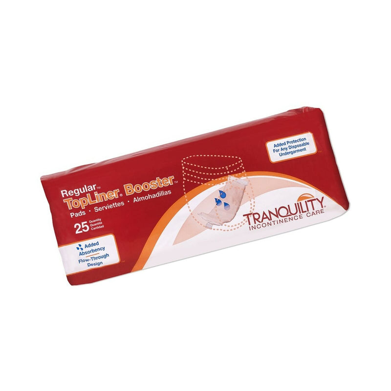 TRANQUILITY REGULAR BOOSTER PADS, TOPLINER, DISPOSABLE, 25's - Simpsons Pharmacy