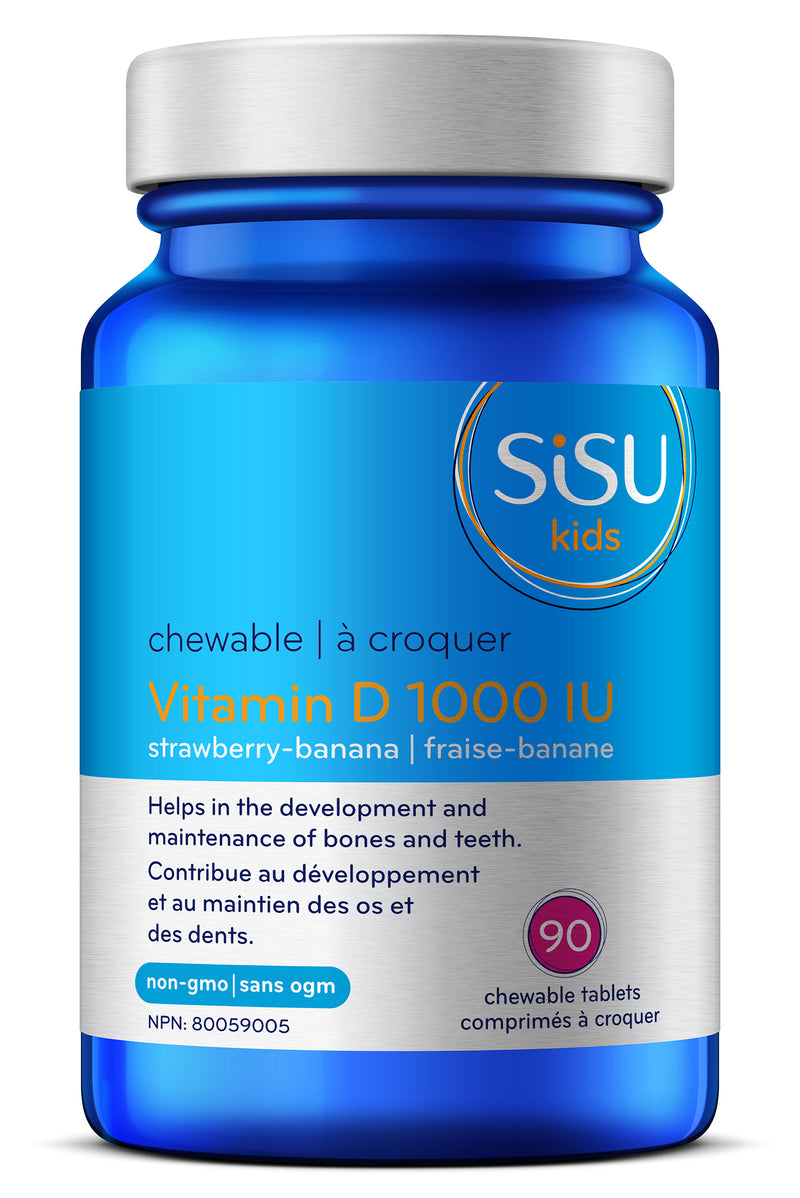 Vitamin D3 1000 IU, Strawberry Banana SISU - Simpsons Pharmacy