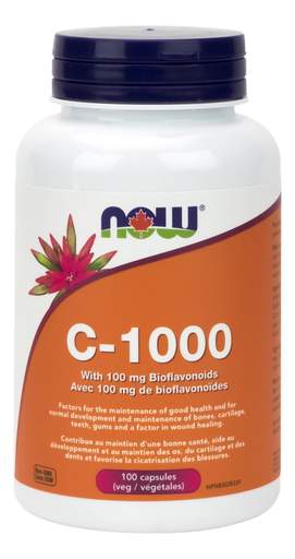NOW C-1000 with Bioflavonoids 100 caps - Simpsons Pharmacy
