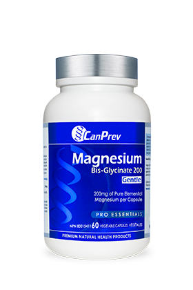 CanPrev Magnesium Bis-Glycinate 200 Gentle - 60 v-caps - Simpsons Pharmacy
