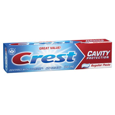 TOOTHPASTE CREST CAVITY PROTECTION REGULAR 100ML - Simpsons Pharmacy