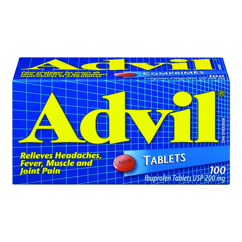 Advil Ibuprofen 200mg - 100 Tablets - Simpsons Pharmacy