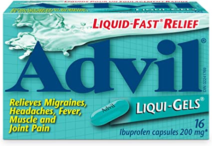 Advil Ibuprofen Liqui-Gels 200mg - 16 Capsules - Simpsons Pharmacy