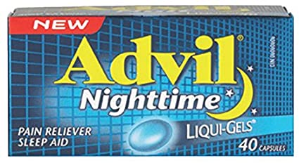 Advil Nighttime Pain Reliever & Sleep Aid LiquiGels - 40 Capsules - Simpsons Pharmacy