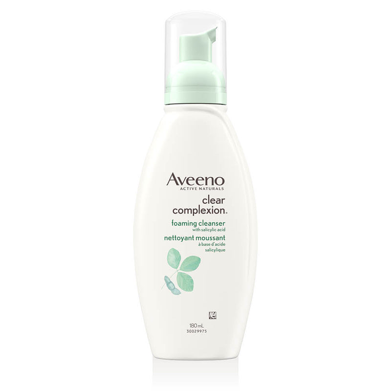 AVEENO CLEAR COMPLEXION FOAM CLEANSER 180ML - Simpsons Pharmacy