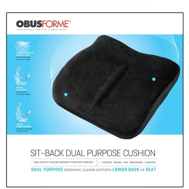 ObusForme Sit-Back Cushion - Simpsons Pharmacy