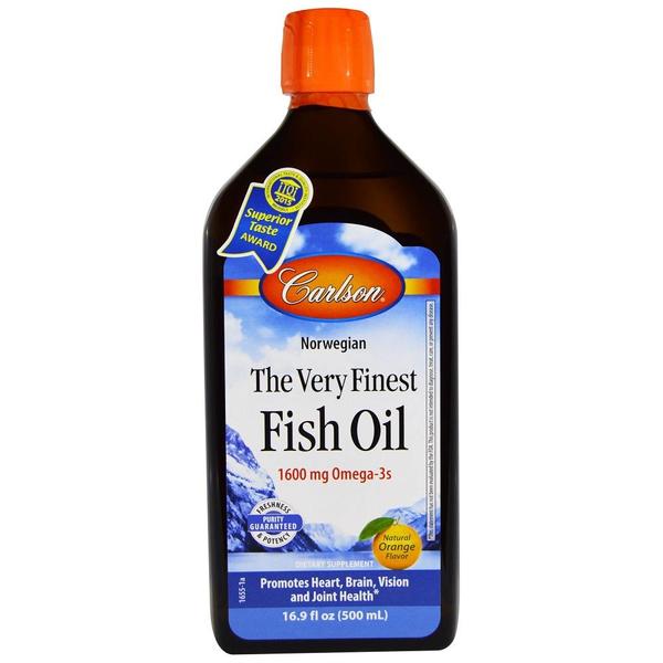 Carlson The Very Finest Fish Oil Orange 500mL - Simpsons Pharmacy