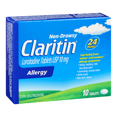 Claritin Non-Drowsy 10mg Allergy Relief - 10 Tablets - Simpsons Pharmacy